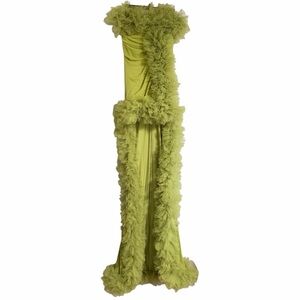 NWT Fashion Nova Dominique Tulle Ruffle Dress